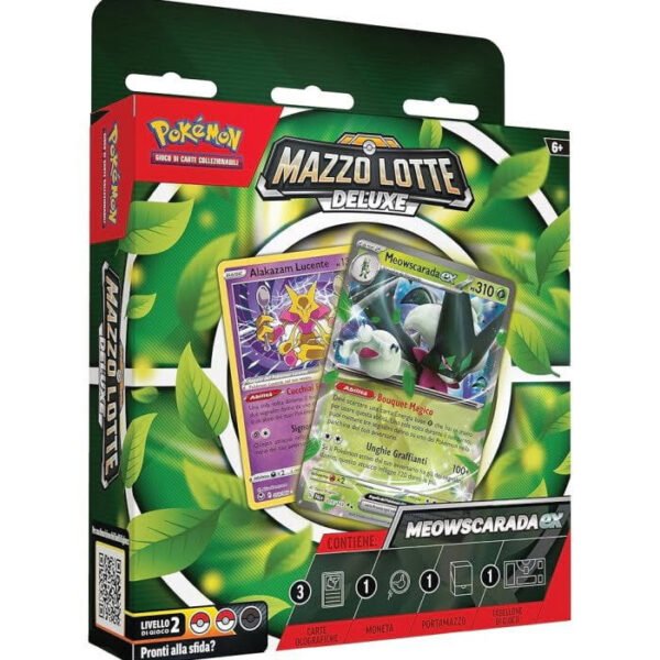 Baraja Combate Deluxe - Meowscarada Ex - Inglés - Cartas Pokemon Originales Tcg